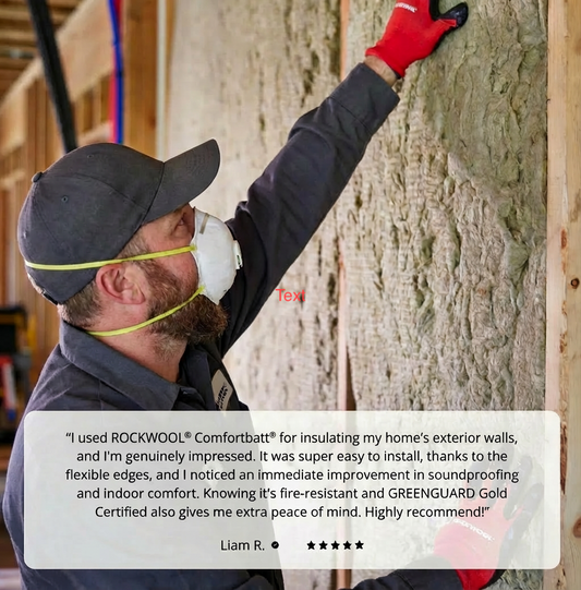 ROCKWOOL® RXCB351525 COMFORTBATT R15 3.5 In. X 15.25 In. X 47 In. (59.73 SQFT)