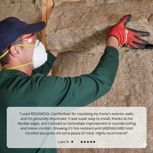 ROCKWOOL® RXCB551525A COMFORTBATT R21 5-1/2 in. X 15-1/4 in X47 in. (39.82 SQFT)