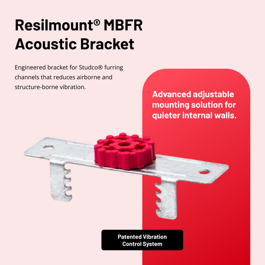 Resilmount® MBFR BetaFix Furring Channel Sound Isolation Clip