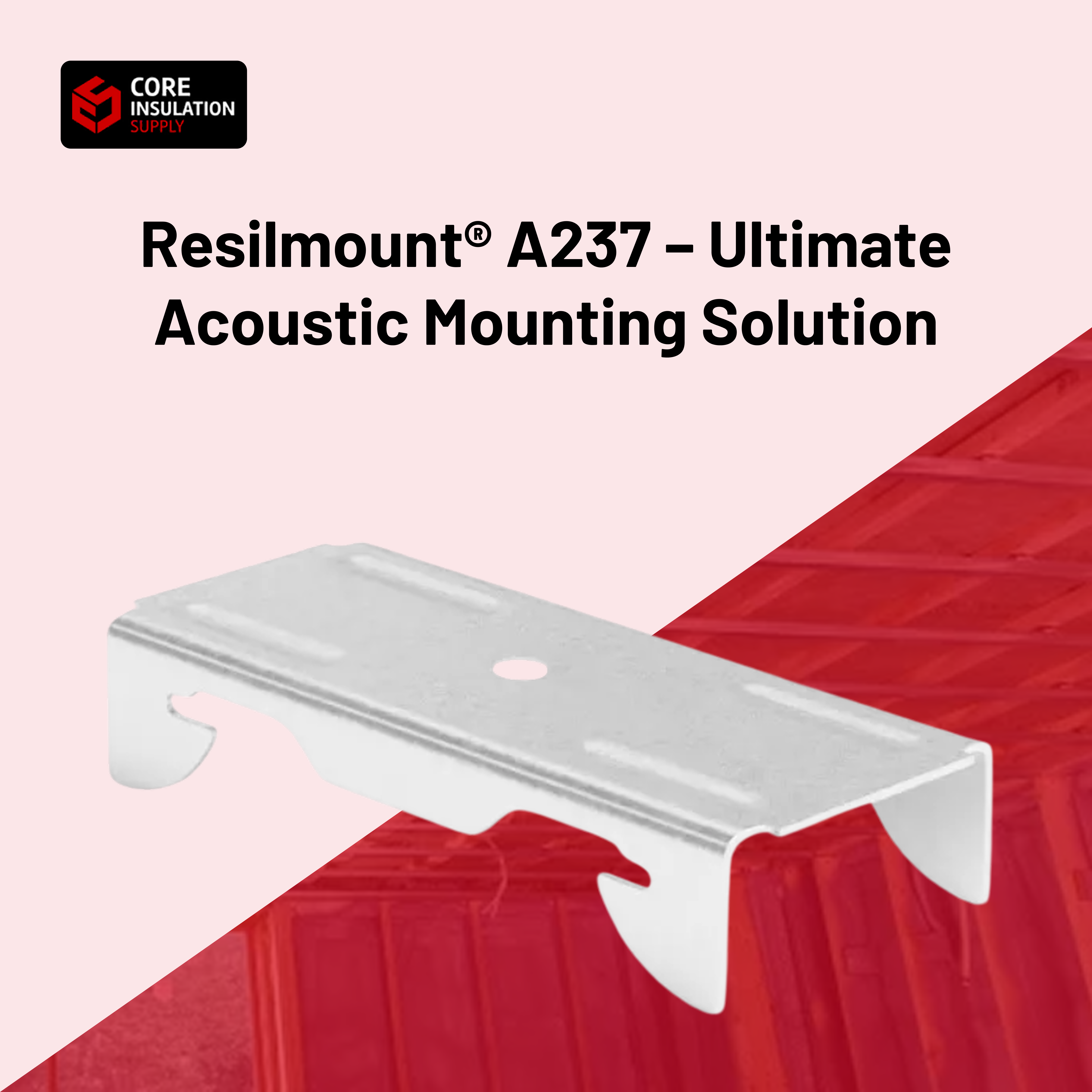 Resilmount® A237 Metal Furring Channel Clip