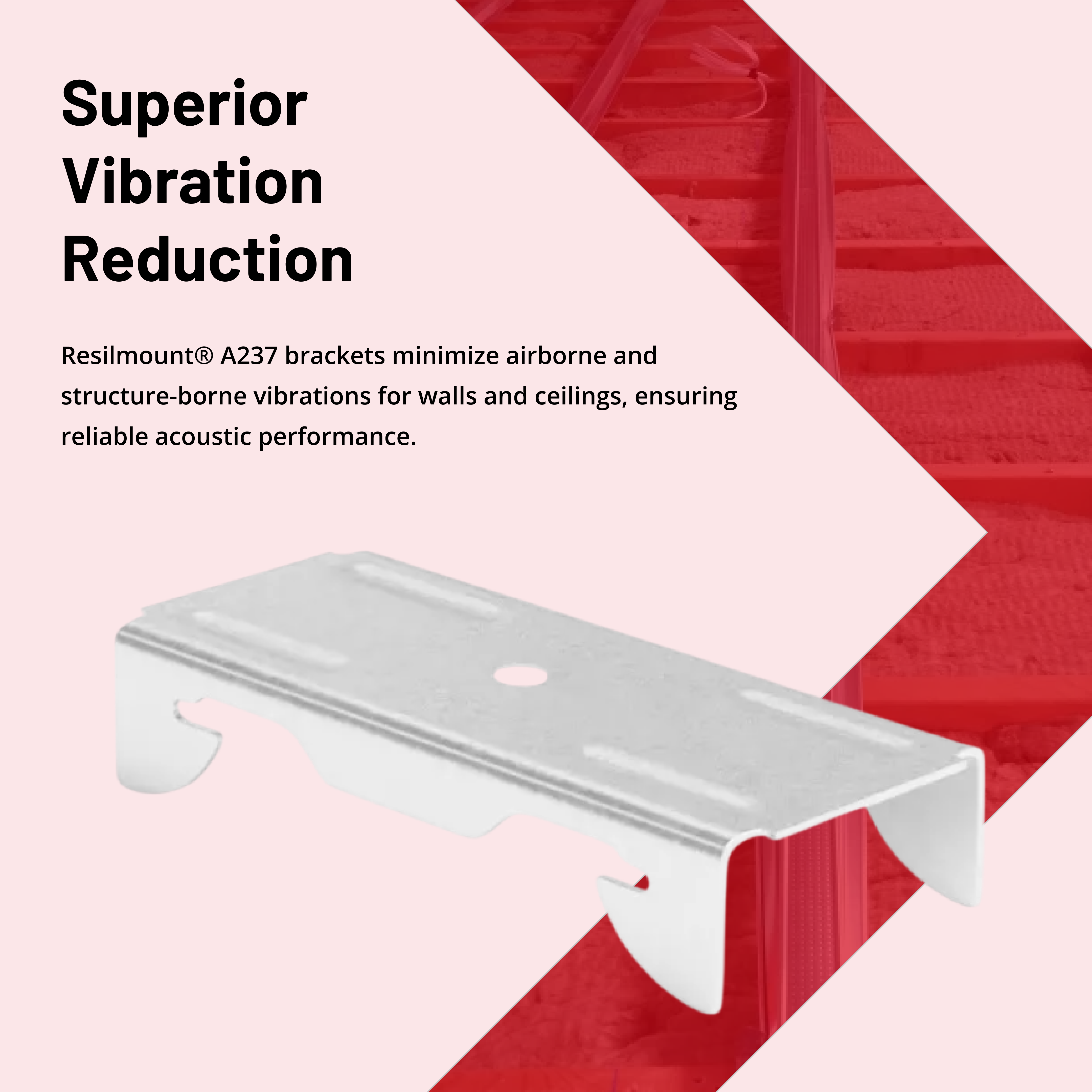 Resilmount® A237 Metal Furring Channel Clip
