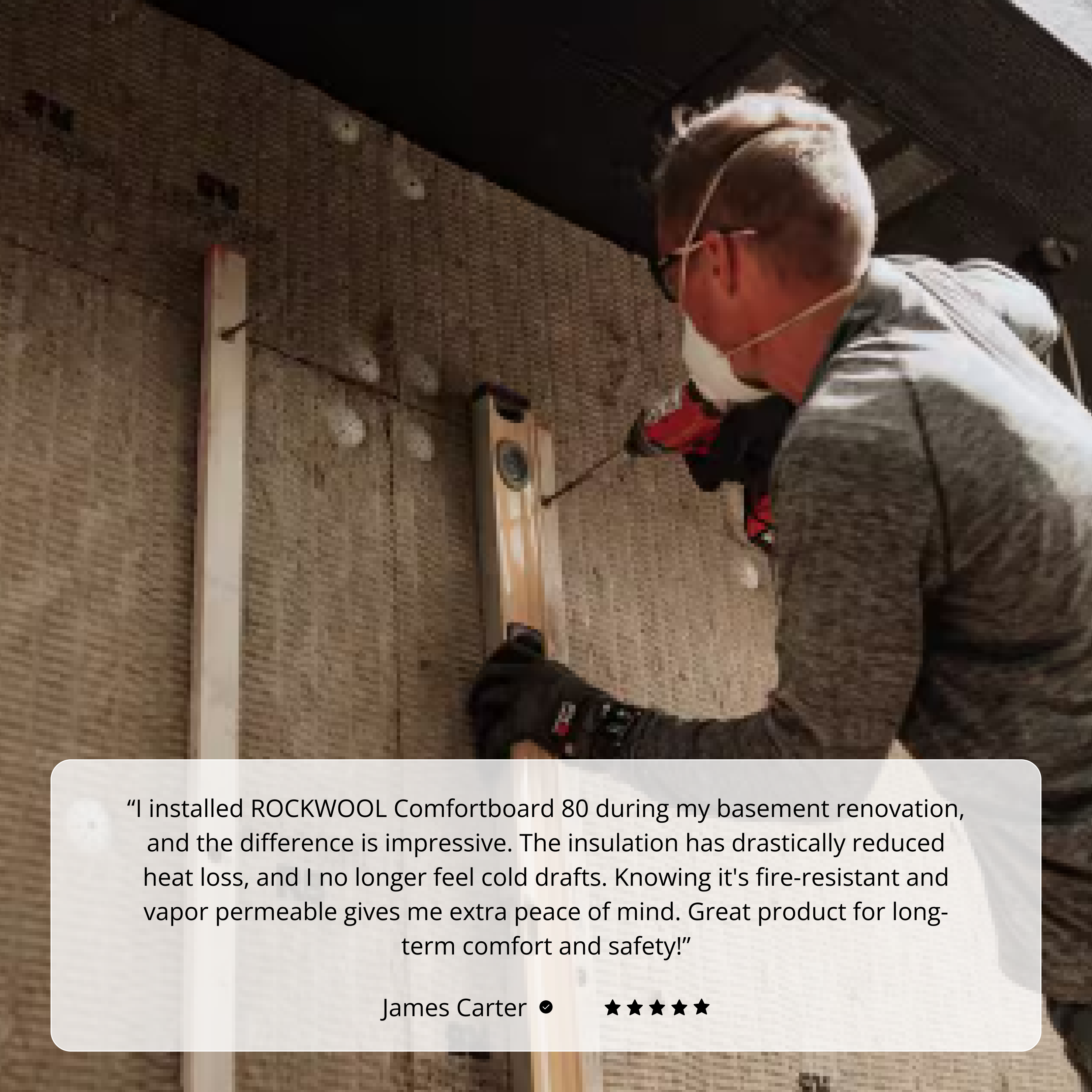 ROCKWOOL RXCB324 COMFORTBOARD 80 3 in. X 24 in X 48 in  (24 SQFT)