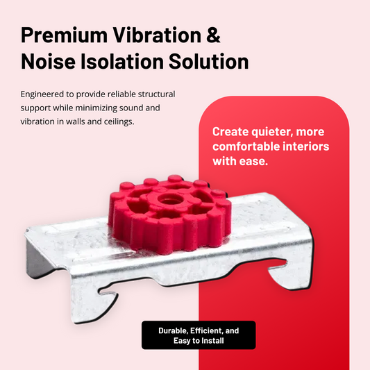 Resilmount® A237R Furring Channel Sound Isolation Clip