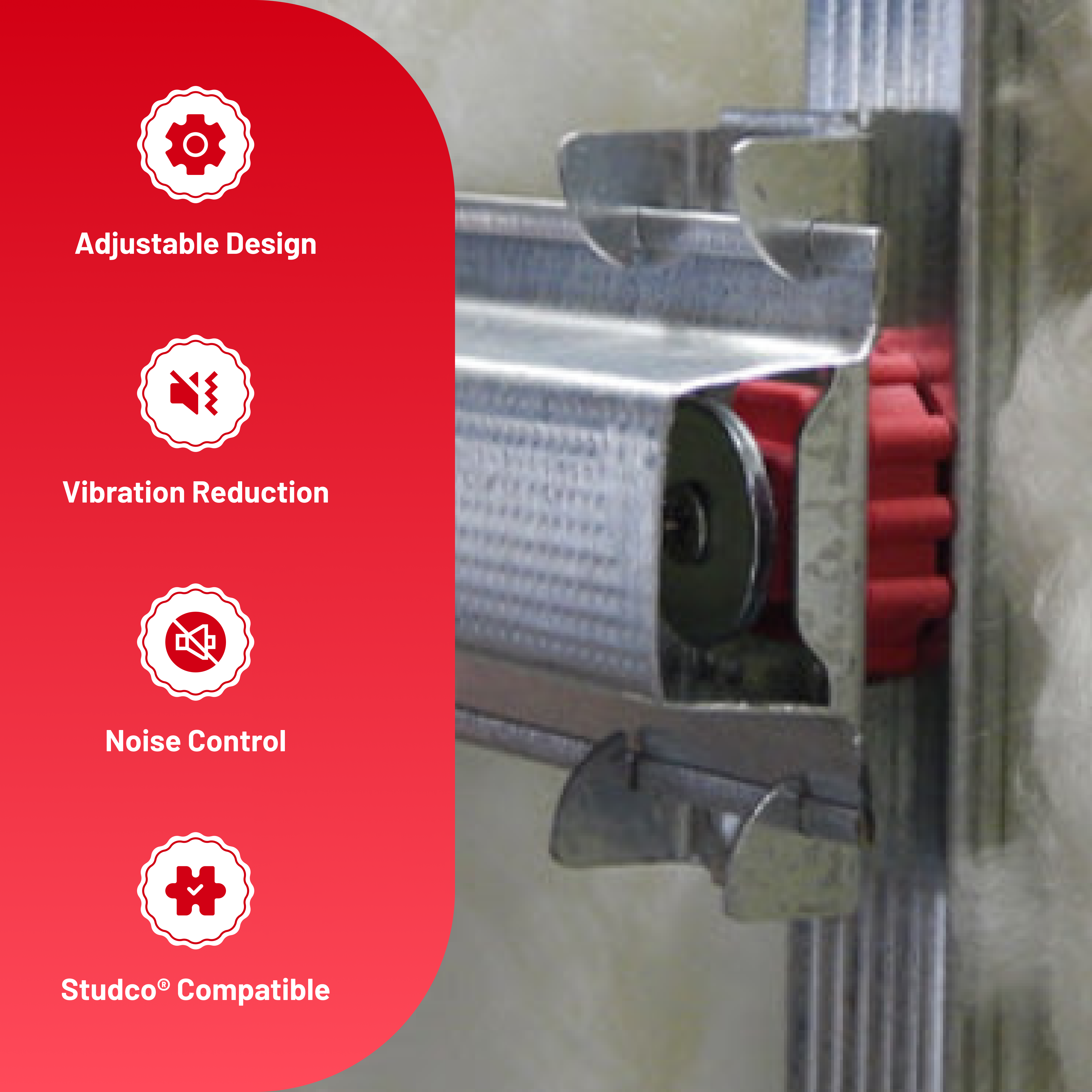 Resilmount® MBFR BetaFix Furring Channel Sound Isolation Clip