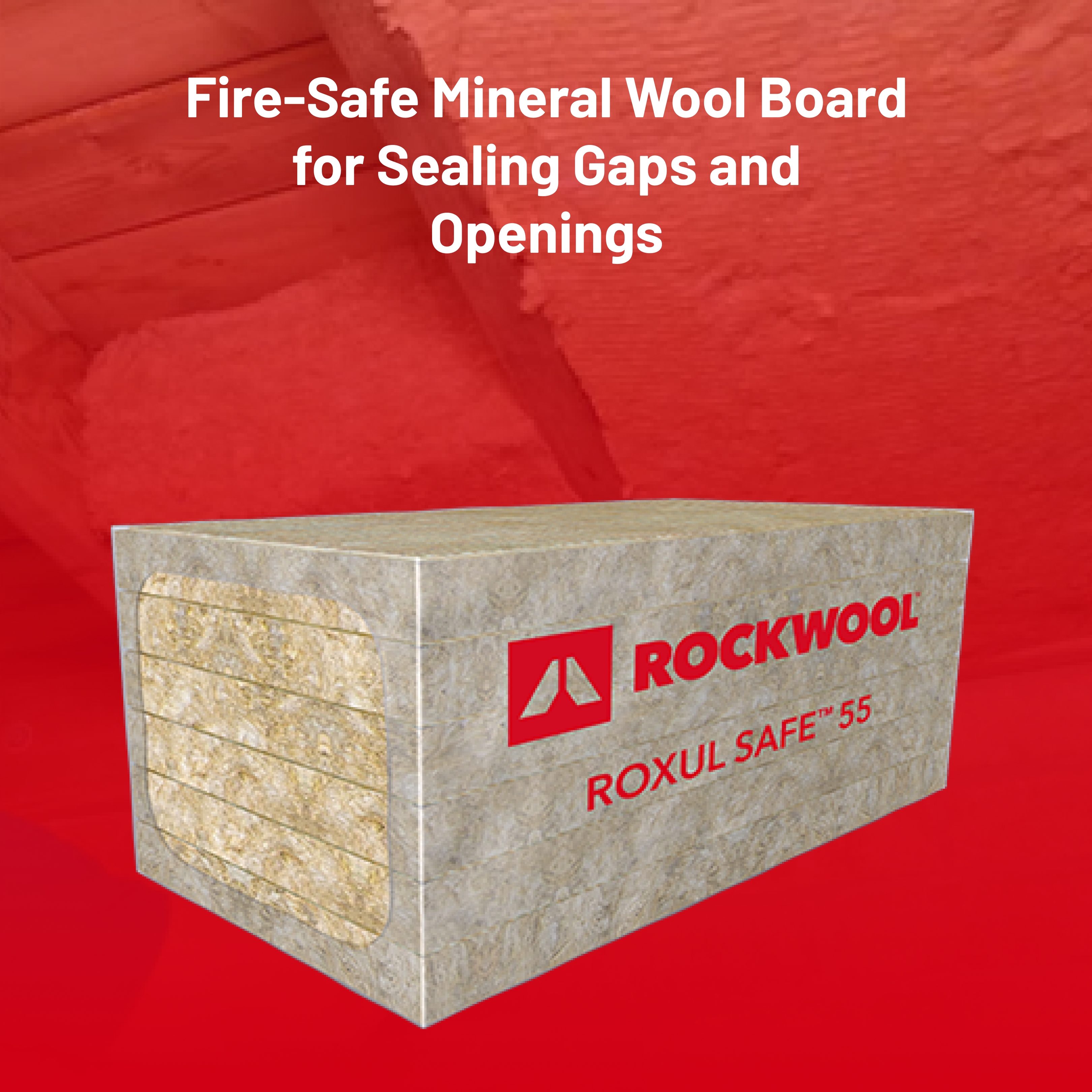 ROCKWOOL SAFING ROCKWOOL MINERAL WOOL BOARD 4 in.X 24 in X 48 in. (32 SQFT)
