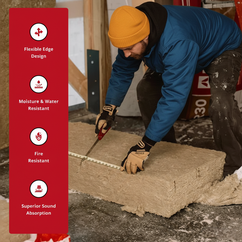 ROCKWOOL® COMFORTBATT R30 7-1/4 in. x 15-1/4 in. x 47 in. (29.86 SQFT)