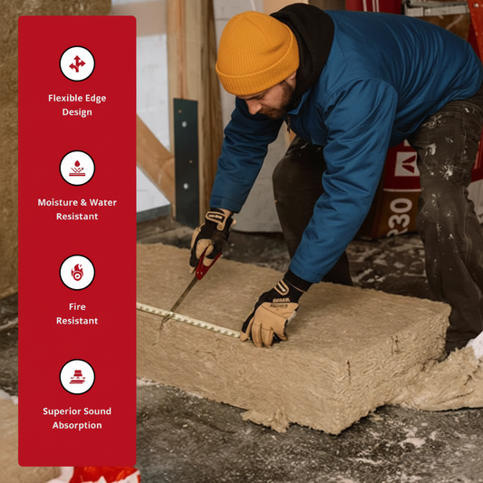 ROCKWOOL® COMFORTBATT R30 7-1/4 in. x 15-1/4 in. x 47 in. (29.86 SQFT)