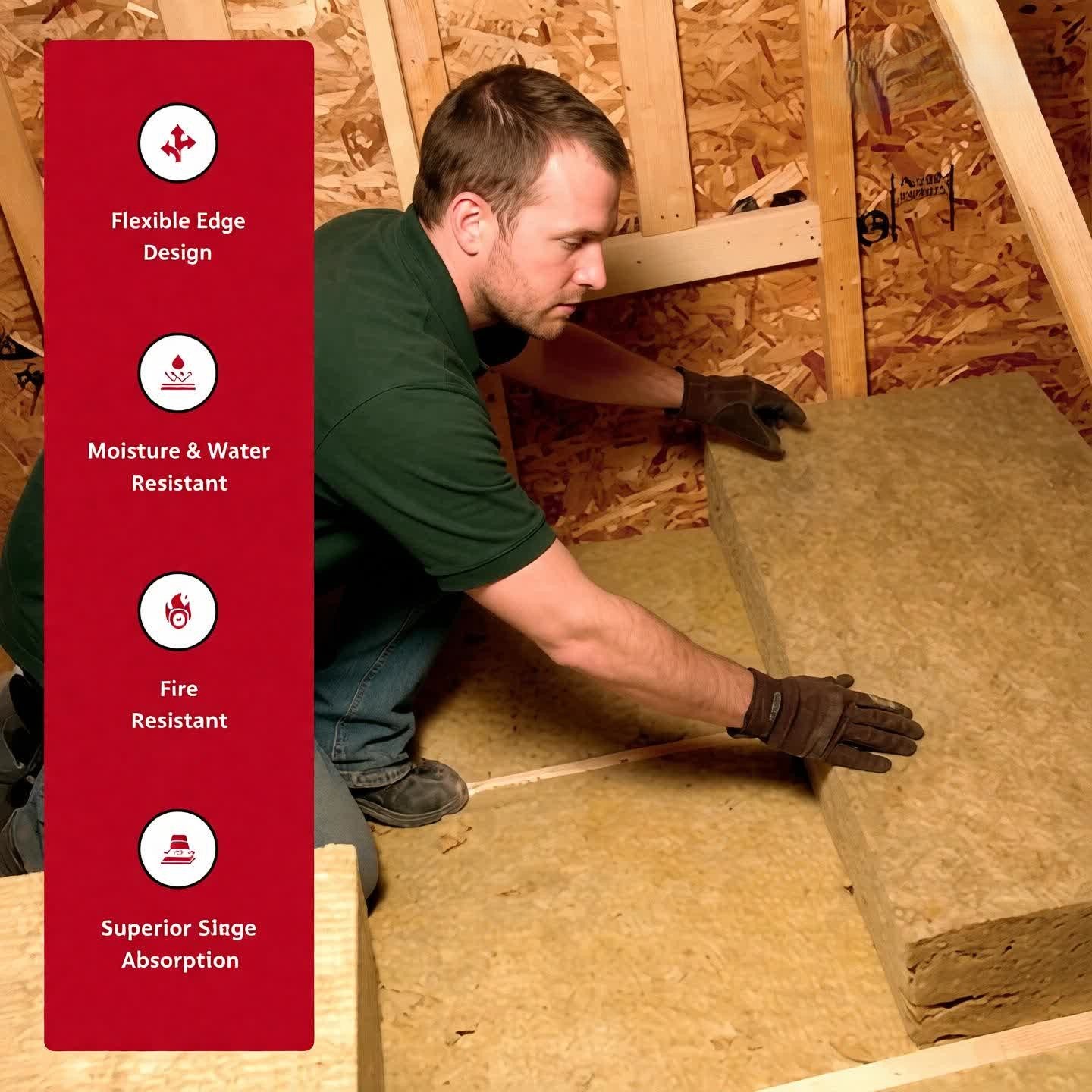 ROCKWOOL® COMFORTBATT R30 7-1/4 in. x 15-1/4 in. x 47 in. (29.86 SQFT)