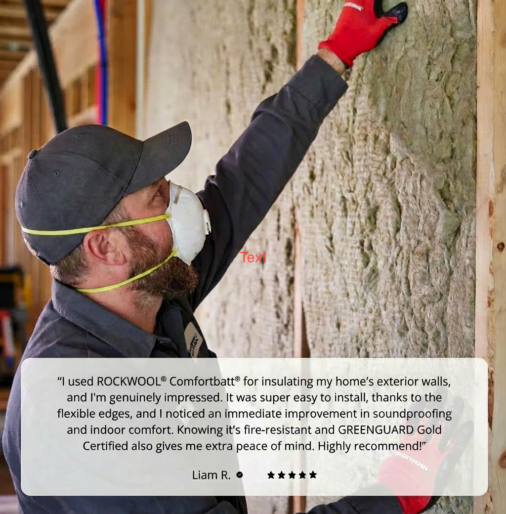 ROCKWOOL® RXCB351525 COMFORTBATT R15 3.5 In. X 15.25 In. X 47 In. (59.73 SQFT)